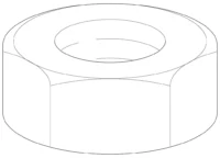 Legrand 8069908 Sechskantmutter M6 tauchfeuerverzinkt