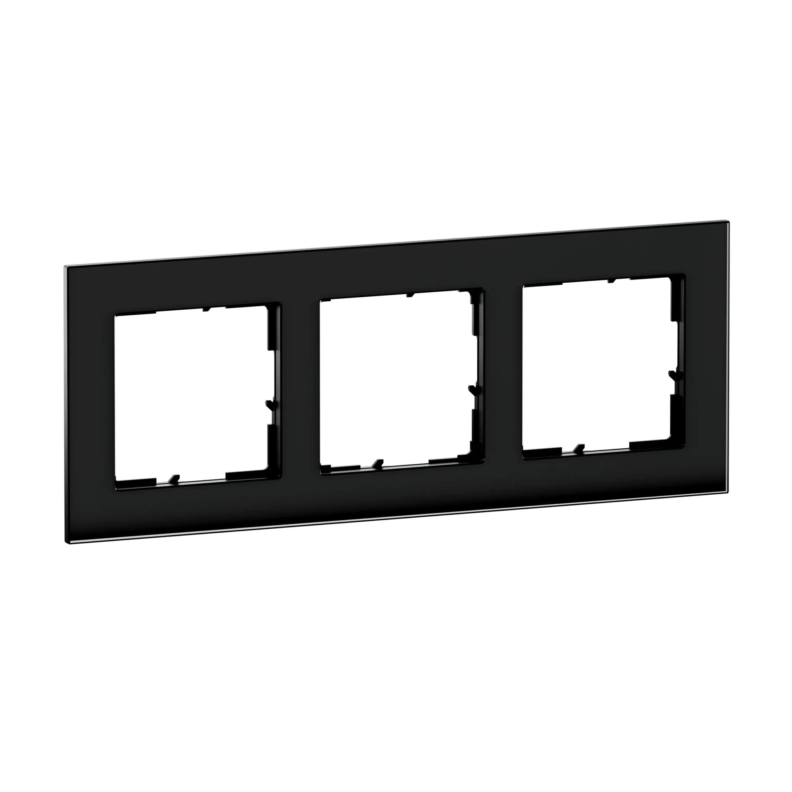 Legrand 766113 SEANO Natura 3-fach Rahmen aus Echtmaterial Farbausführung Black