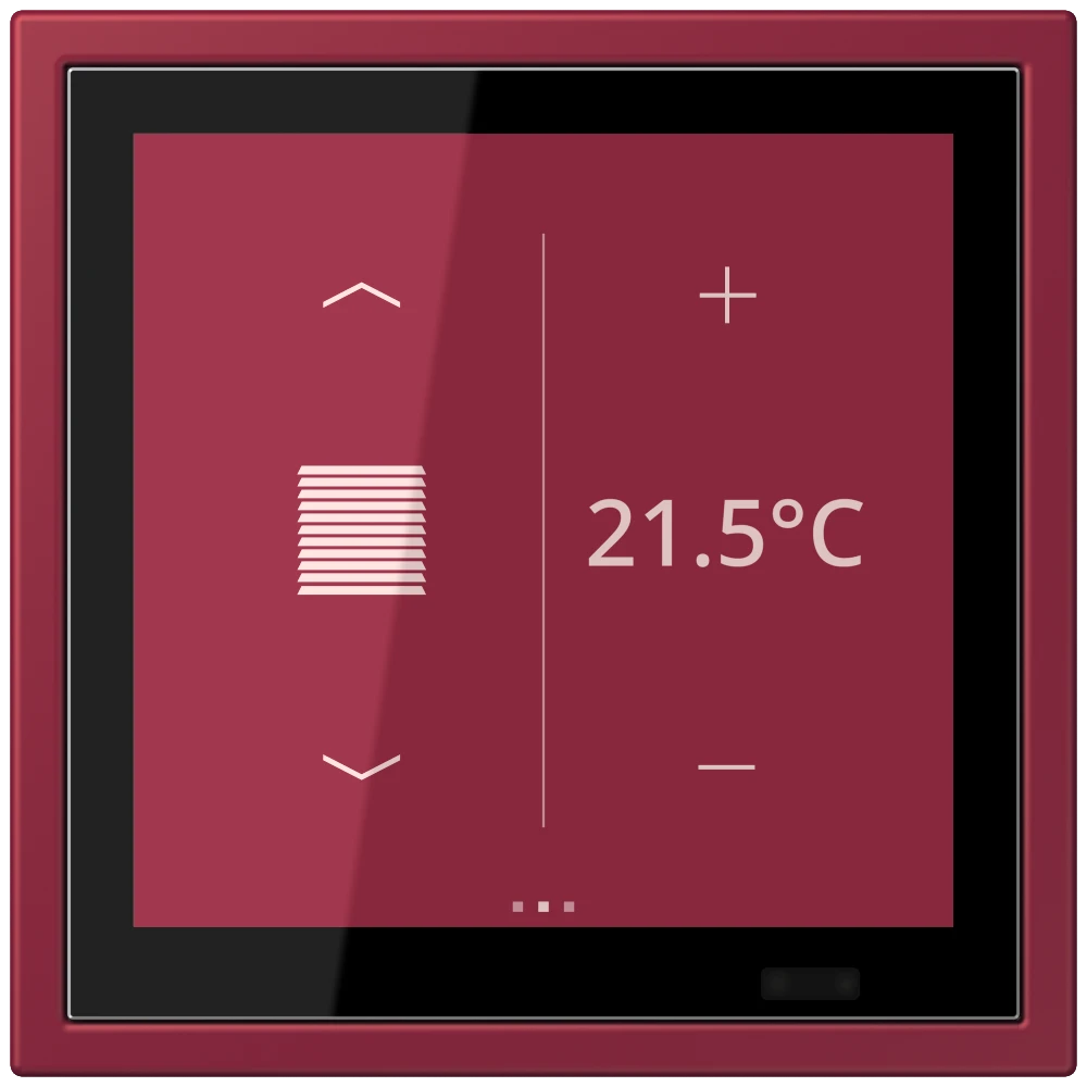 Jung Jung LCZ 459 BFD1S255 KNX Raumcontroller LS TOUCH NaV le rubis