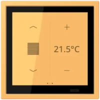 Jung LCZ 459 BFD1S254 KNX Raumcontroller LS TOUCH NaV ocre jaune clair