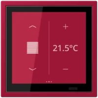 Jung LCZ 459 BFD1S229 KNX Raumcontroller LS TOUCH NaV rouge carmin