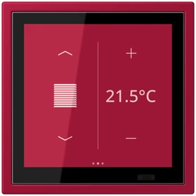 Jung Jung LCZ 459 BFD1S229 KNX Raumcontroller LS TOUCH NaV rouge carmin