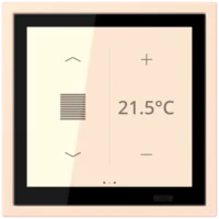 Jung LCZ 459 BFD1S226 KNX Raumcontroller LS TOUCH NaV orange pâle