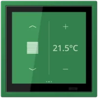 Jung LCZ 459 BFD1S219 KNX Raumcontroller LS TOUCH NaV vertikal foncé