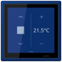 Jung LC 459 D1 S261 KNX Raumcontroller LS TOUCH Serie LS bleu outremer foncé