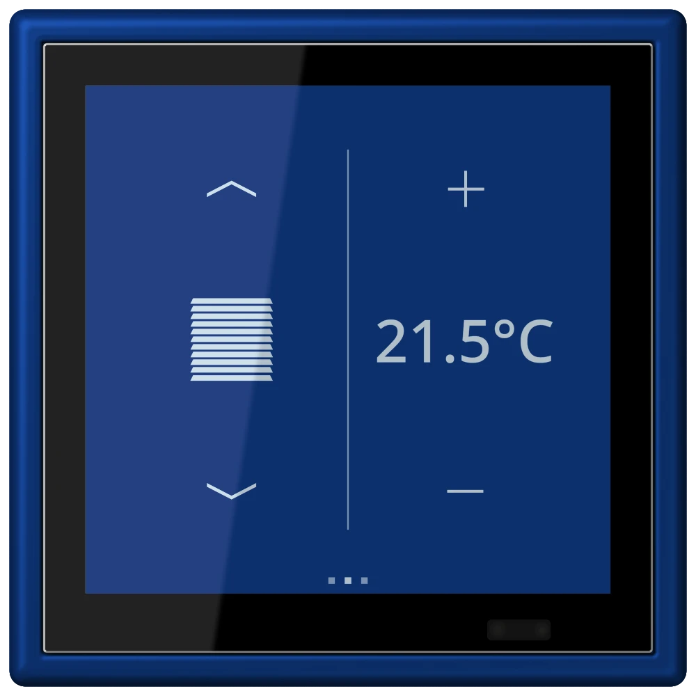 Jung Jung LC 459 D1 S261 KNX Raumcontroller LS TOUCH Serie LS bleu outremer foncé