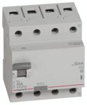 Legrand 402075 RX3 Fi-Schalter 40A 4-polig 30mA Typ A 400VAC 4TE