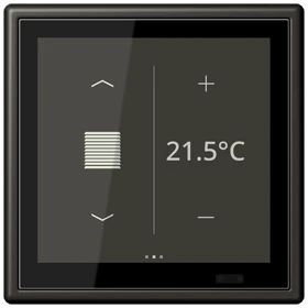 Jung Jung LC 459 D1 S259 KNX Raumcontroller LS TOUCH Serie LS ombre naturelle 59