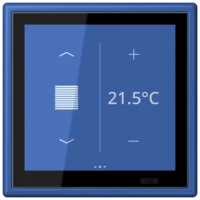 Jung LC 459 D1 S253 KNX Raumcontroller LS TOUCH Serie LS bleu outremer 59