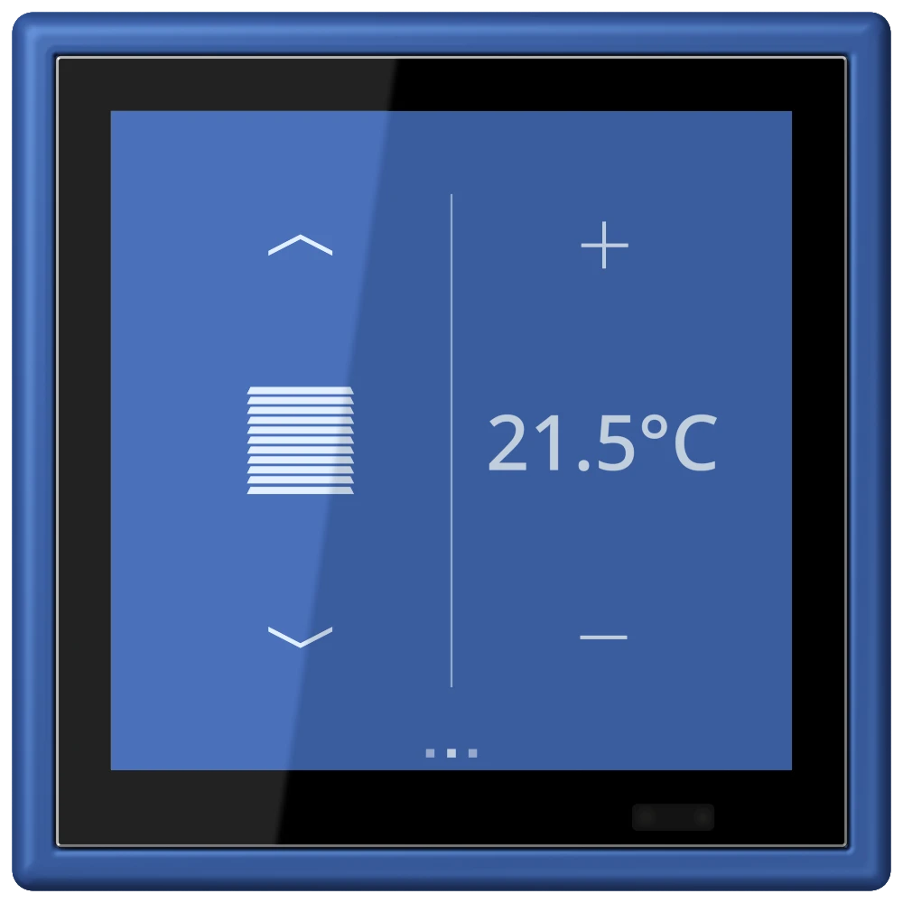 Jung Jung LC 459 D1 S253 KNX Raumcontroller LS TOUCH Serie LS bleu outremer 59
