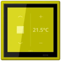 Jung LC 459 D1 S249 KNX Raumcontroller LS TOUCH Serie LS vertikal olive vif
