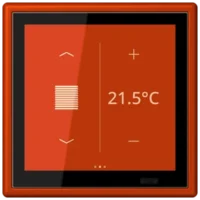 Jung LC 459 D1 S244 KNX Raumcontroller LS TOUCH Serie LS rouge vermillon 59