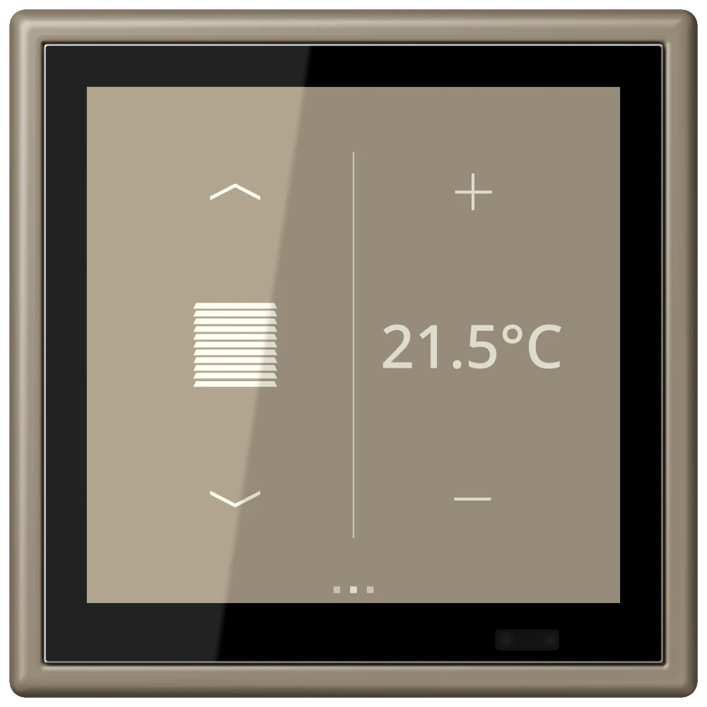 Jung Jung LC 459 D1 S242 KNX Raumcontroller LS TOUCH Serie LS ombre naturelle