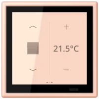 Jung LC 459 D1 S234 KNX Raumcontroller LS TOUCH Serie LS l'ocre rouge clair