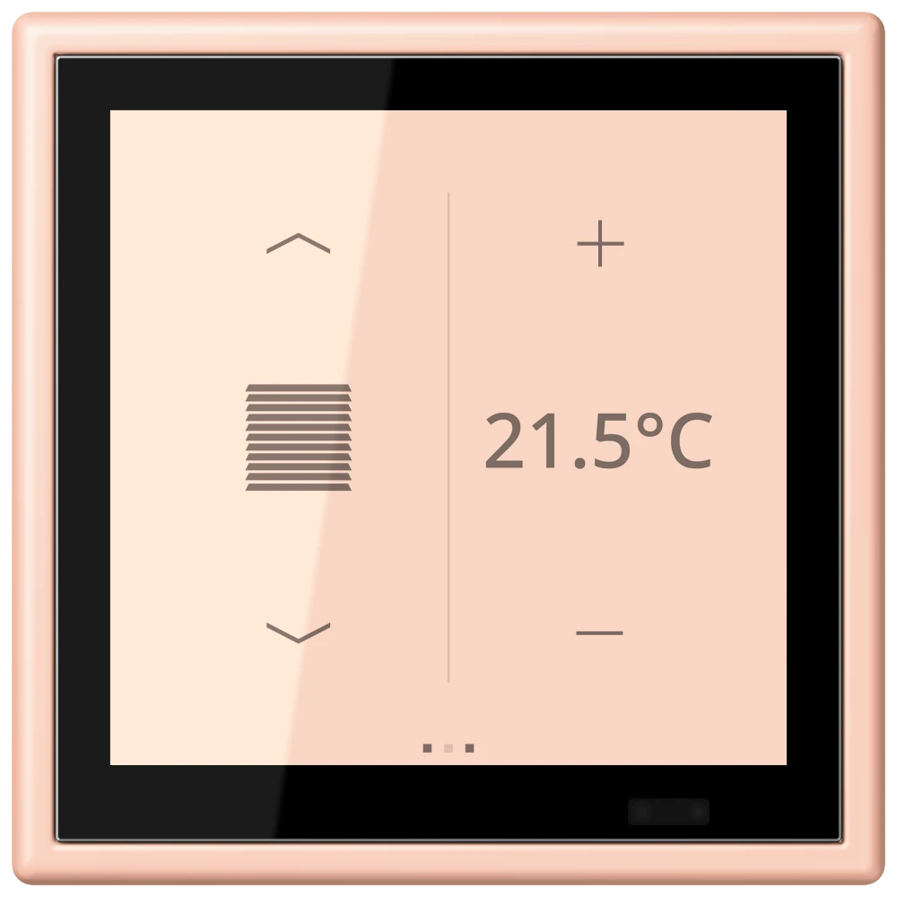 Jung Jung LC 459 D1 S234 KNX Raumcontroller LS TOUCH Serie LS l'ocre rouge clair