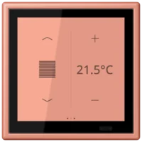 Jung LC 459 D1 S233 KNX Raumcontroller LS TOUCH Serie LS l'ocre rouge moyen
