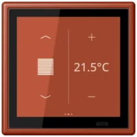 Jung LC 459 D1 S232 KNX Raumcontroller LS TOUCH Serie LS l'ocre rouge