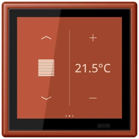 Jung Jung LC 459 D1 S232 KNX Raumcontroller LS TOUCH Serie LS l'ocre rouge