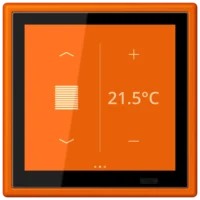 Jung LC 459 D1 S224 KNX Raumcontroller LS TOUCH Serie LS orange