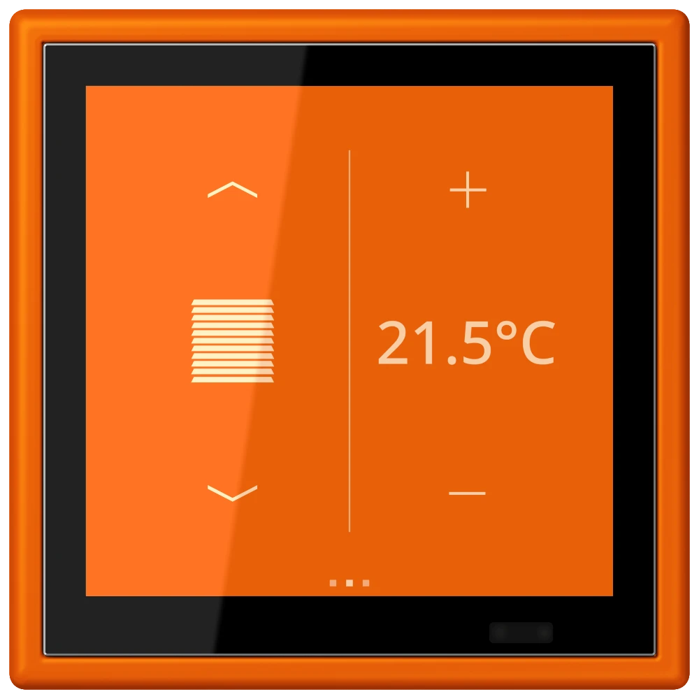 Jung Jung LC 459 D1 S224 KNX Raumcontroller LS TOUCH Serie LS orange