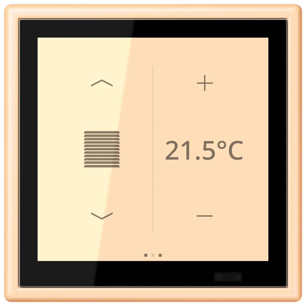 Jung Jung LC 459 D1 S223 KNX Raumcontroller LS TOUCH Serie LS ocre