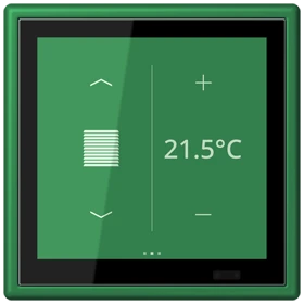 Jung Jung LC 459 D1 S219 KNX Raumcontroller LS TOUCH Serie LS vertikal foncé