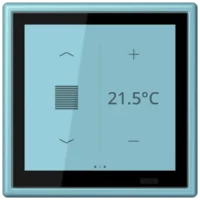Jung LC 459 D1 S213 KNX Raumcontroller LS TOUCH Serie LS céruléen moyen