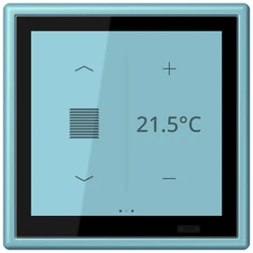 Jung Jung LC 459 D1 S213 KNX Raumcontroller LS TOUCH Serie LS céruléen moyen