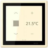 Jung LC 459 D1 S201 KNX Raumcontroller LS TOUCH Serie LS blanc