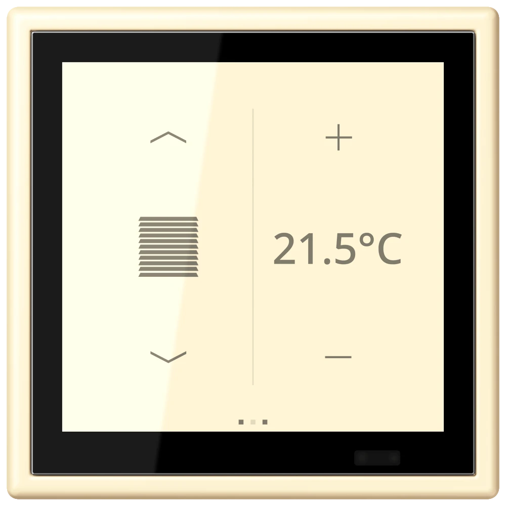 Jung Jung LC 459 D1 S201 KNX Raumcontroller LS TOUCH Serie LS blanc