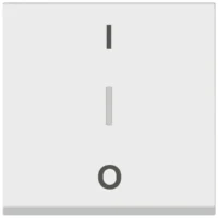 Legrand 077050L MSC Ausschalter 2-polig 10A SK 2M O/I Aufdruck beleuchtet ultraweiß