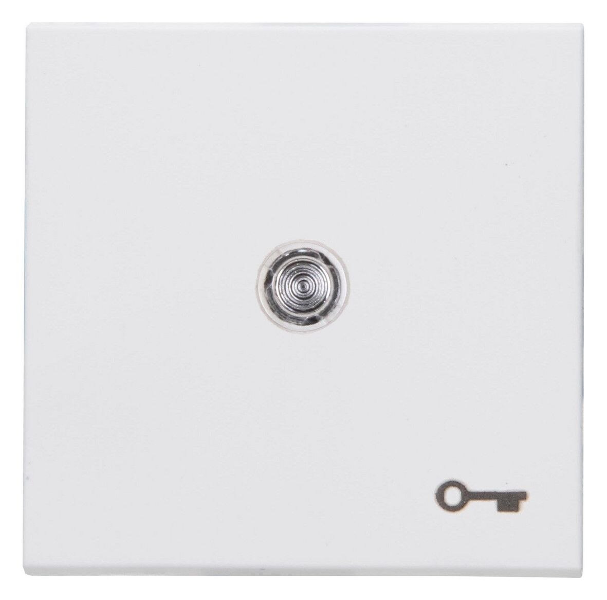 Kopp Kopp 490468007 HK07-Flächenwippe mit Linse und Symbol "Schlüssel" Farbe:arktisweiß