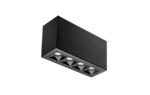 SG LEUCHTEN LED-Deckenanbauleuchte 8W schwarz INSPIRE 320823 2700K 450lm Konverter