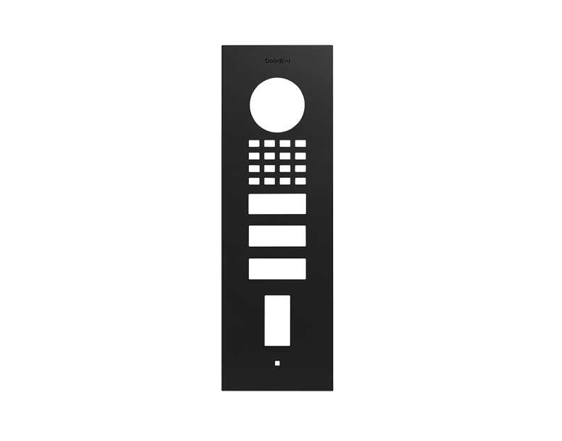 Doorbird DoorBird D1102FV Fingerprint 50 Unterputz Frontblende – Graphitschwarz