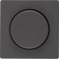 Berker Zentralstück anthrazit/sa für Drehdimmer 11376086