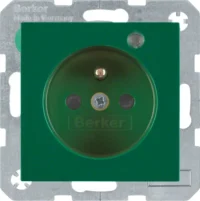 Berker Steckdose gn/gl Kontroll-LED 6765098913