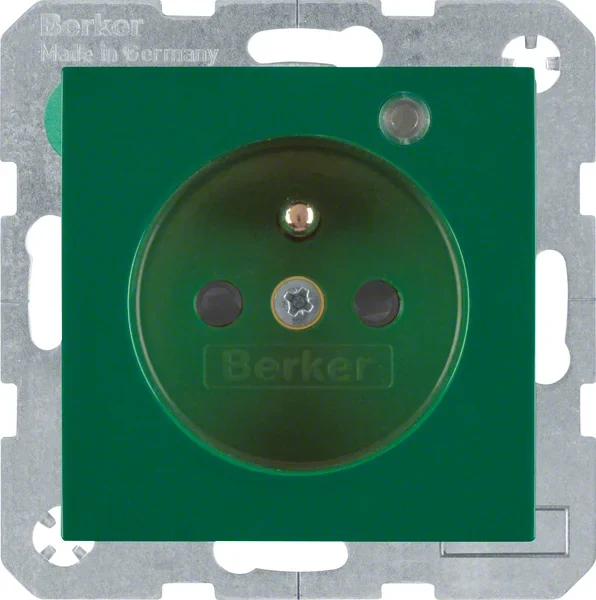 Berker Berker Steckdose gn/gl Kontroll-LED 6765098913