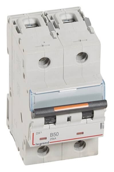 Legrand Legrand 409721 DX3 LS-Schalter B 50A 2-polig 25kA 400VAC 3TE