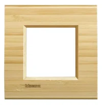 BTicino LNA4802LBA LivingLight Abdeckrahmen 1-fach 2M Bambus