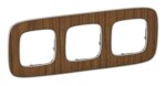 Legrand 754463 Rahmen 3-fach Valena Allure Walnuss Holz