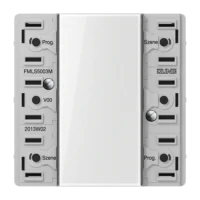 Jung FMLS5003M eNet Funk-Wandsender- Modul 3-kanalig