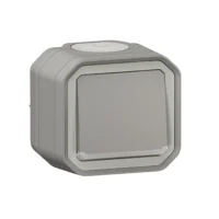 Legrand 069713L Plexo New FRAP W/m beleuchtet 10AX Steckklemme IK08 Grau