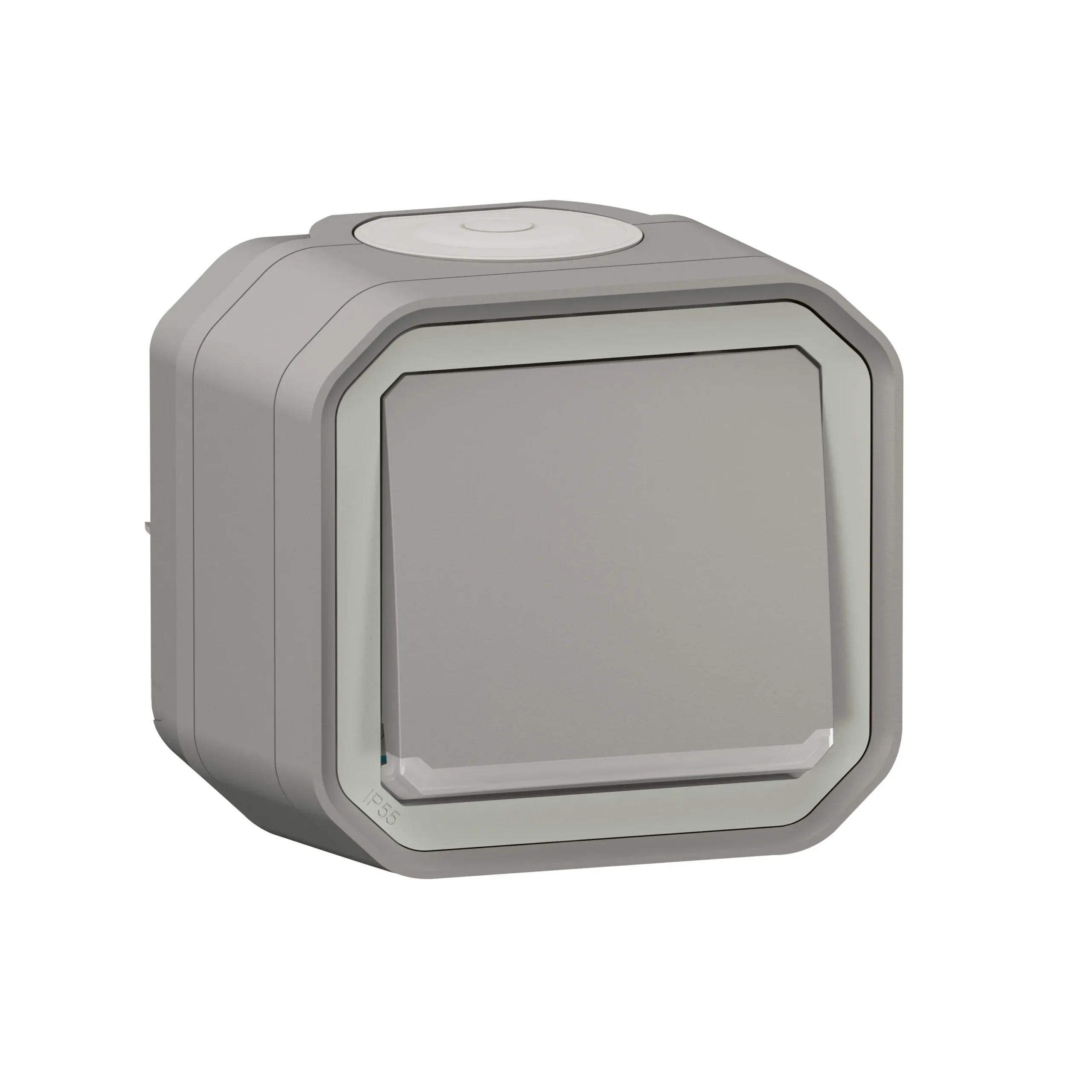 Legrand Legrand 069713L Plexo New FRAP W/m beleuchtet 10AX Steckklemme IK08 Grau