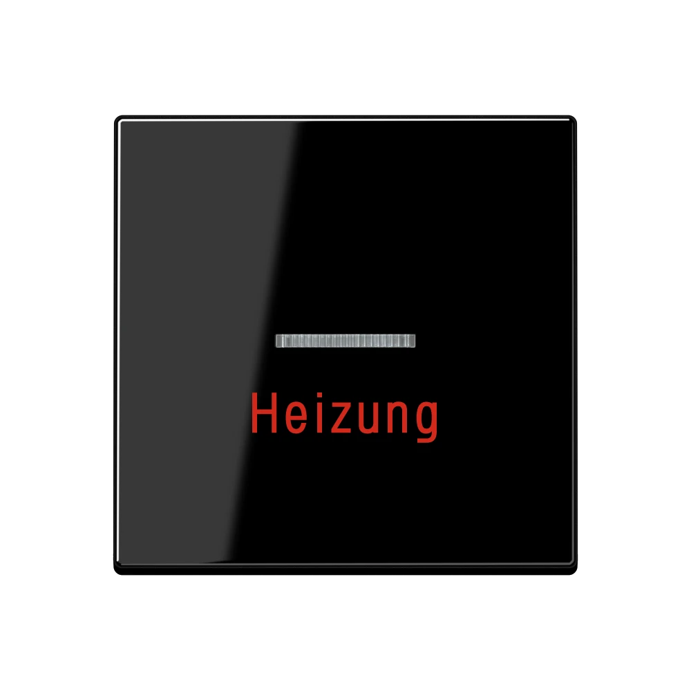 Jung Jung A590BFHSW Wippe Heizung Notschalter mit Lichtleiter bruchs. Serie A schwarz