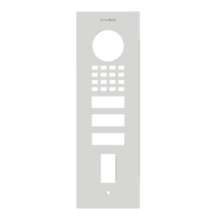 DoorBird D1102FV Fingerprint 50 Unterputz Frontblende – RAL 9016
