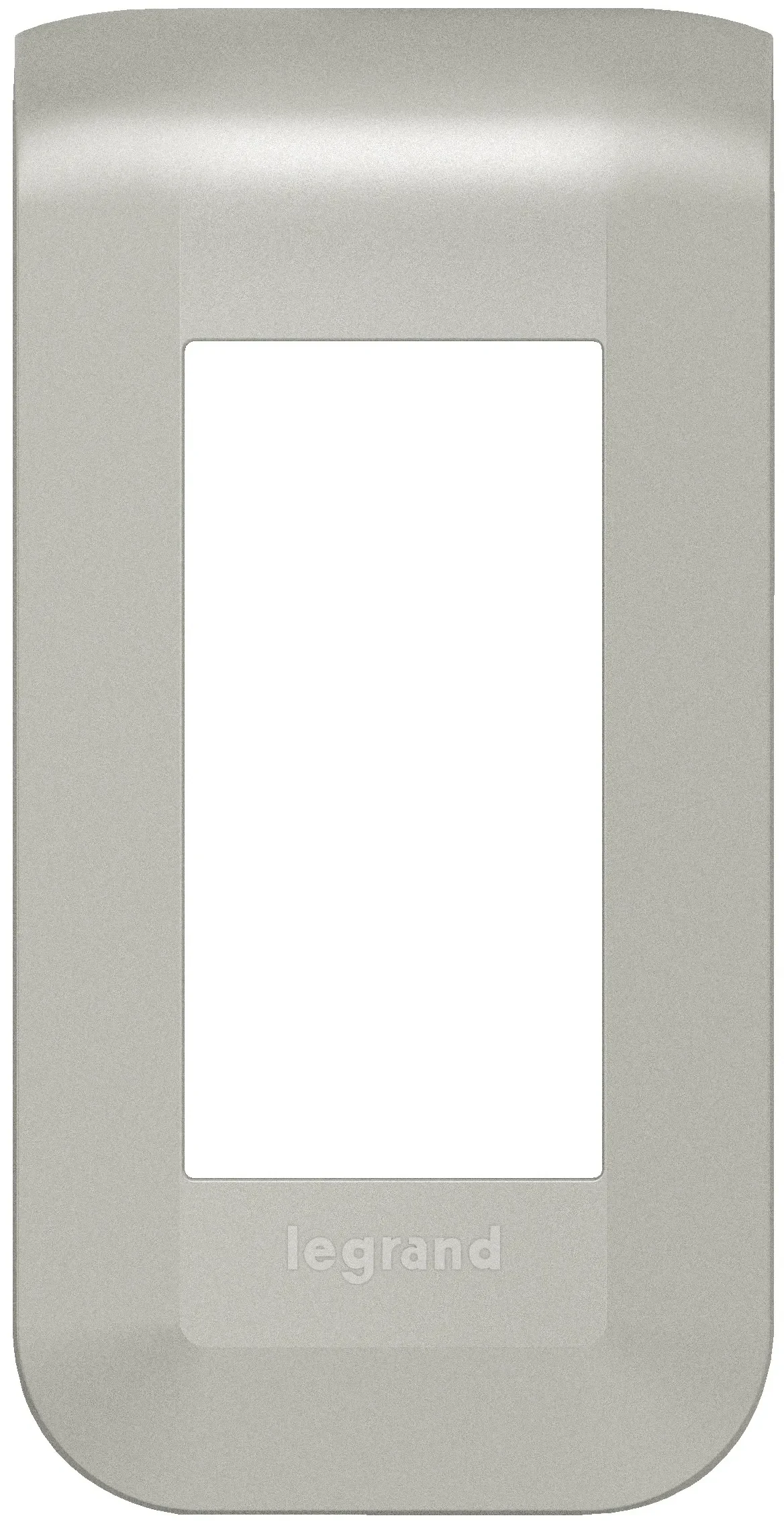 Legrand Legrand 079301L Rahmen 1-modulig horizontal Mosaic Aluminium
