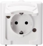 Kopp 103302007 Schutzkontsteckd AP-FR 1-fach IP44 16A 250V Blueelectric arktis
