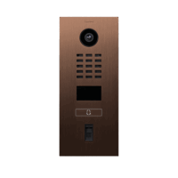 DoorBird D2101FV Fingerprint 50 IP Video Türsprechanlage – Bronze-Optik (PVD)