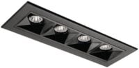 SG LEUCHTEN LED-Einbaustrahler 8W Konverter INSPIRE 212421 4LEDs schwarz 2700K weiß 450lm