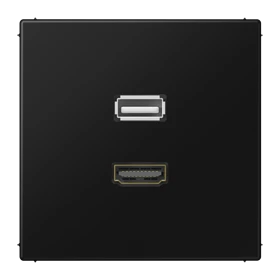 Jung Jung MALS1163SW Einsatz HDMI/USB schwarz
